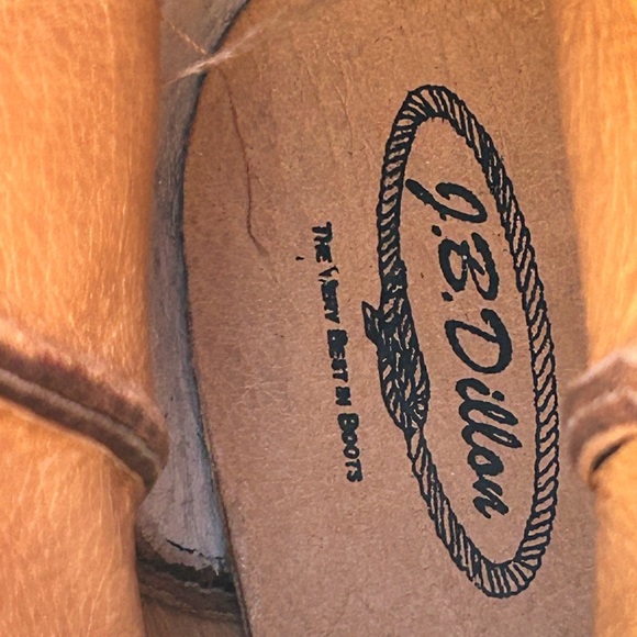 NWT Women's J.B. Dillon western Boots Size 7B Goat Leather JBW2303 distressed. - Picture 7 of 12